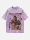 Nas Print Round Neck T-shirt