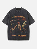 Niall Horan Print Round Neck T-shirt