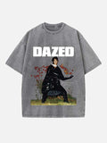 Rihanna Print Round Neck T-shirt