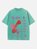 Doja Cat Print Round Neck T-shirt