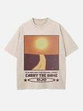 Djo Print Round Neck T-shirt