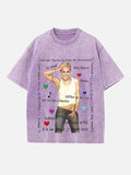 P!nk Print Round Neck T-shirt