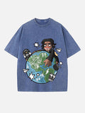Lil Uzi Vert Print Round Neck T-shirt