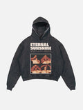 Ariana Grande Print Slant Pockets Hoodie