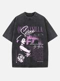 Selena Quintanilla Print Round Neck T-shirt