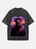 Don Toliver Print Round Neck T-shirt