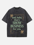Taylor Swift Print Round Neck T-shirt