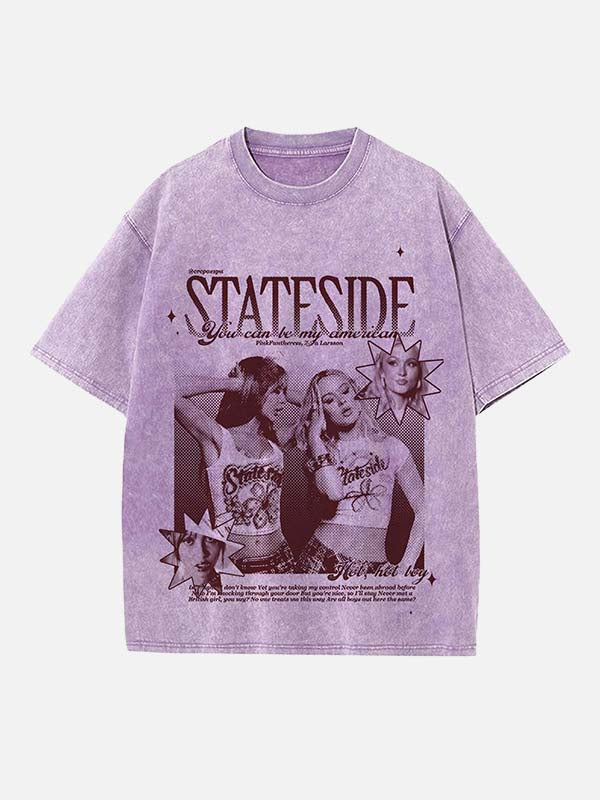 PinkPantheress Print Round Neck T-shirt