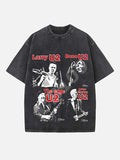 U2 Print Round Neck T-shirt