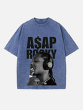 A$AP Rocky Print Round Neck T-shirt