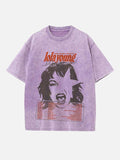 Lola Young Print Round Neck T-shirt
