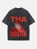 Lil Wayne Print Round Neck T-shirt