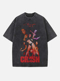 Charli xcx Print Round Neck T-shirt