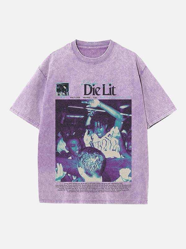 Playboi Carti Print Round Neck T-shirt
