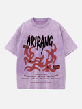 BTS Print Round Neck T-shirt