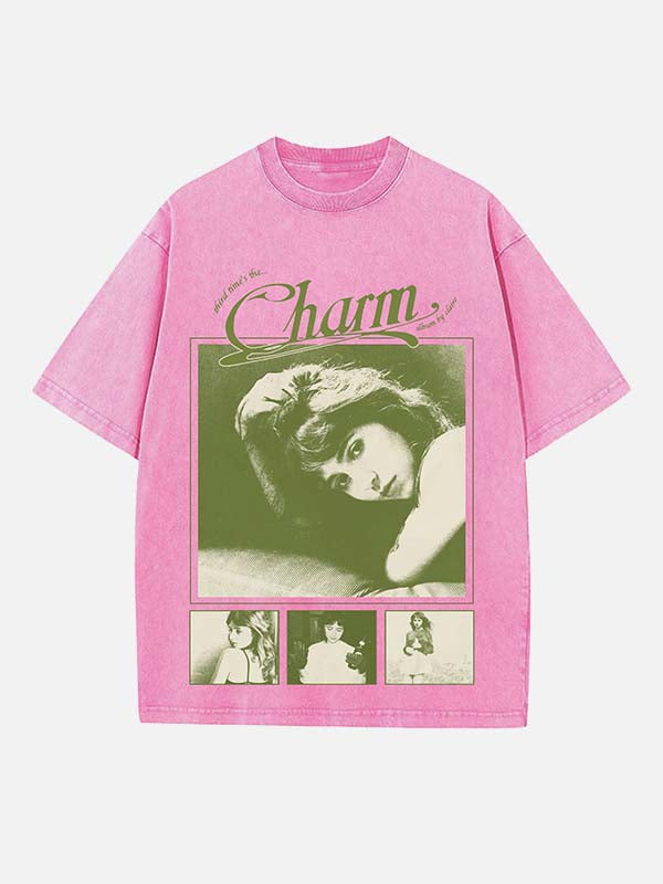 Clairo Print Round Neck T-shirt