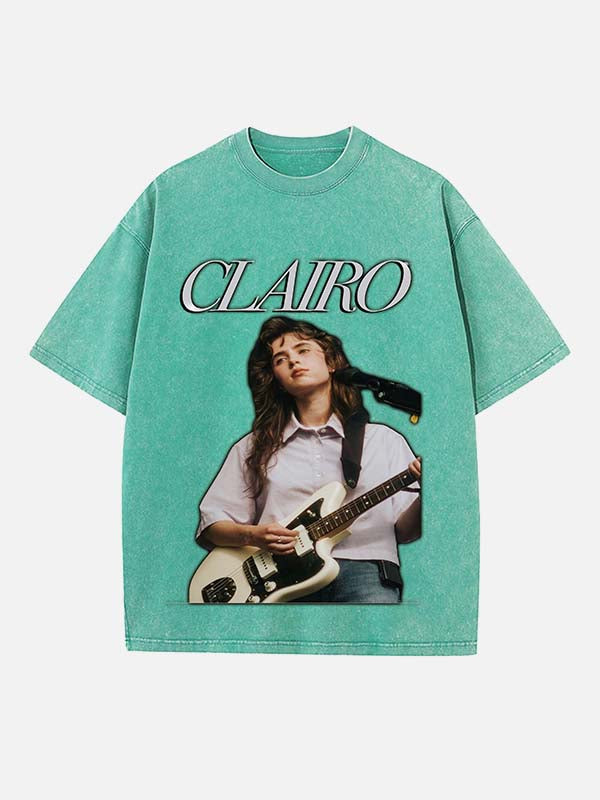 Clairo Print Round Neck T-shirt