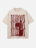 Taylor Swift Print Round Neck T-shirt