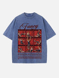 PinkPantheress Print Round Neck T-shirt