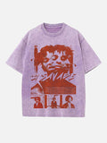 21 Savage Print Round Neck T-shirt