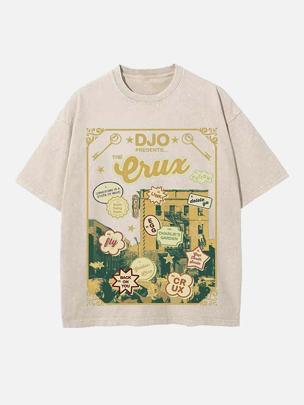 Djo Print Round Neck T-shirt