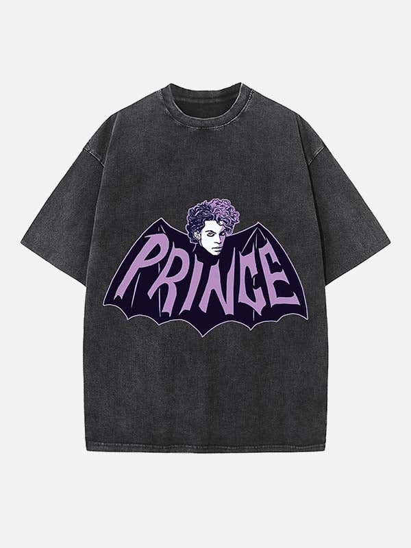 Prince Print Round Neck T-shirt