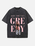 Tate McRae Print Round Neck T-shirt