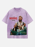 Post Malone Print Round Neck T-shirt