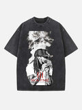 Lil Wayne Print Round Neck T-shirt