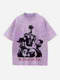 50 Cent Print Round Neck T-shirt
