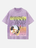 Lorde Print Round Neck T-shirt