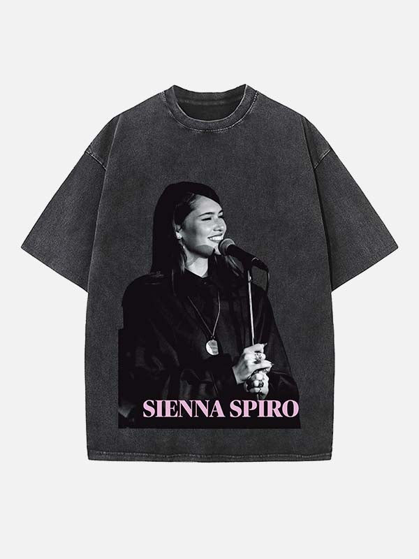 Sienna Spiro Print Round Neck T-shirt