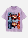 Doechii Print Round Neck T-shirt