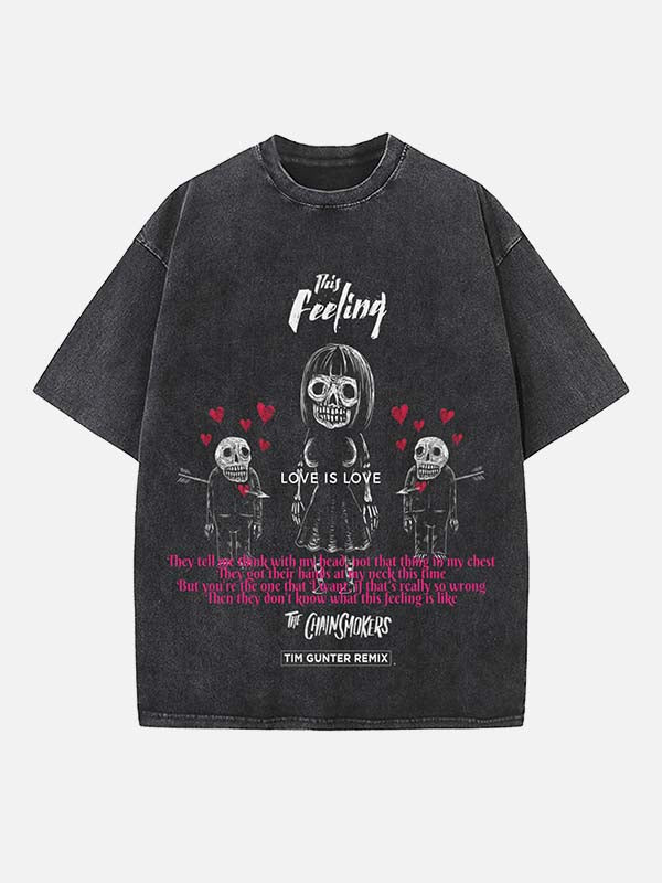 The Chainsmokers Print Round Neck T-shirt