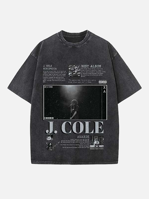 J. Cole Print Round Neck T-shirt