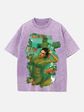 Taylor Swift Print Round Neck T-shirt