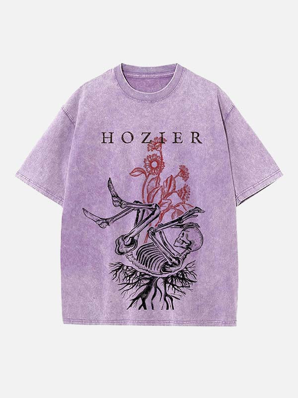 Hozier Print Round Neck T-shirt