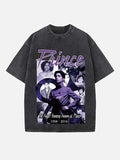 Prince Print Round Neck T-shirt