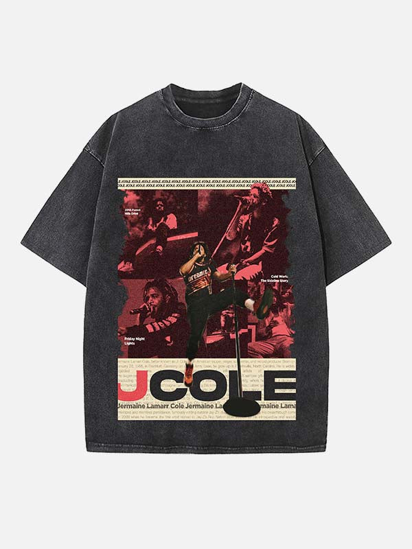J. Cole Print Round Neck T-shirt