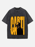 Playboi Carti Print Round Neck T-shirt