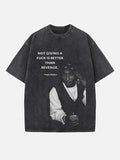 2Pac Print Round Neck T-shirt