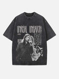 Hozier Print Round Neck T-shirt