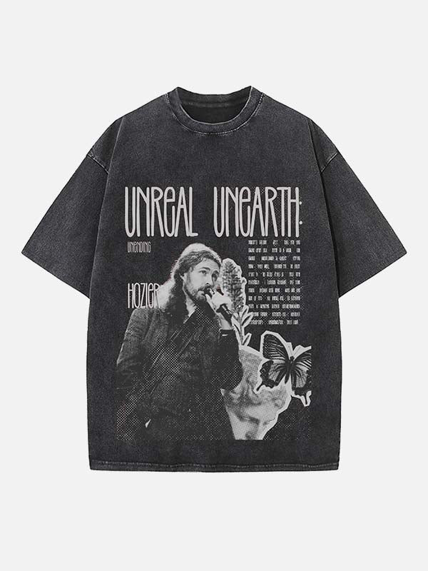 Hozier Print Round Neck T-shirt
