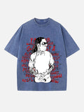 Lil Wayne Print Round Neck T-shirt