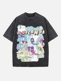 NewJeans Print Round Neck T-shirt