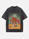 Lord Huron Print Round Neck T-shirt