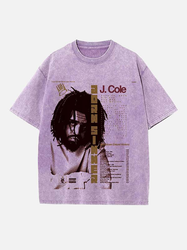J. Cole Print Round Neck T-shirt