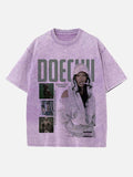 Doechii Print Round Neck T-shirt