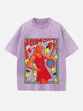 Gwen Stefani No Doubt Print Round Neck T-shirt