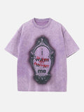 Lola Young Print Round Neck T-shirt